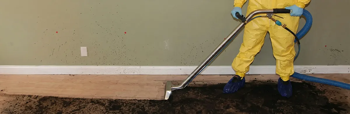 sewage removal service performing deep cleaning and extraction of sewage from an indoor area in Boulder, CO